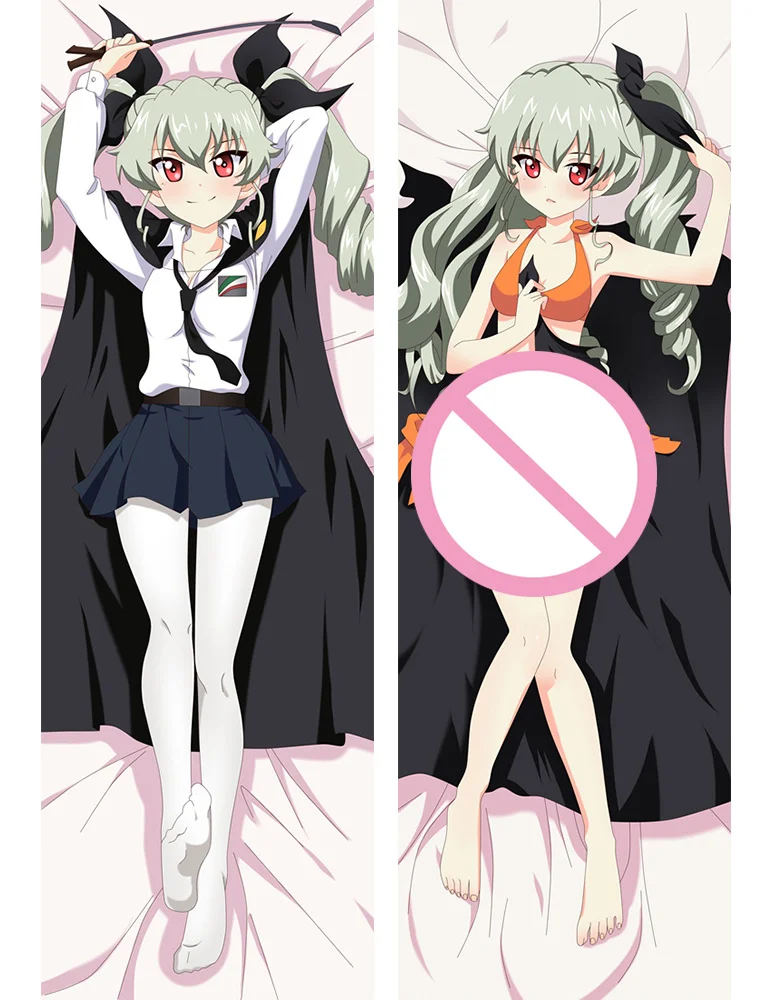 

Girls Und Panzer наволочка с аниме Cartoon Otaku Dakimakura 59 "наволочки для обнимания тела Peachskin двухсторонние подушки с принтом