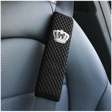 Car Seat Belt Cover Breathable Crown Four Seasons Universal Seat Belt Covers Cushion Protector Safety Belts Shoulder Protection