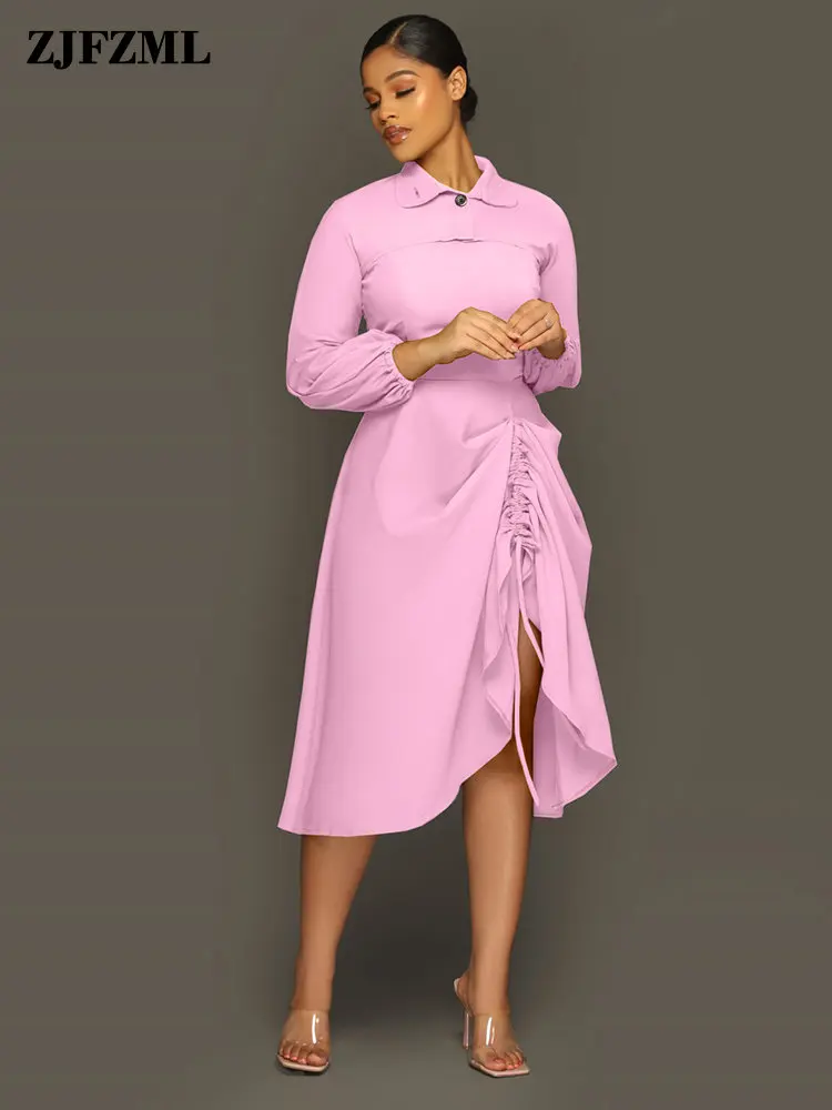Office Lady Two Piece Club Outfit for Female Tracksuit Lapel Neck Long Sleeve Shawl Short Coat with Ruched Drawstring Tank Dress
Office Lady Two Piece Club Outfit for Female Tracksuit Lapel Neck Long Sleeve Shawl Short Coat with Ruched Drawstring Tank Dress