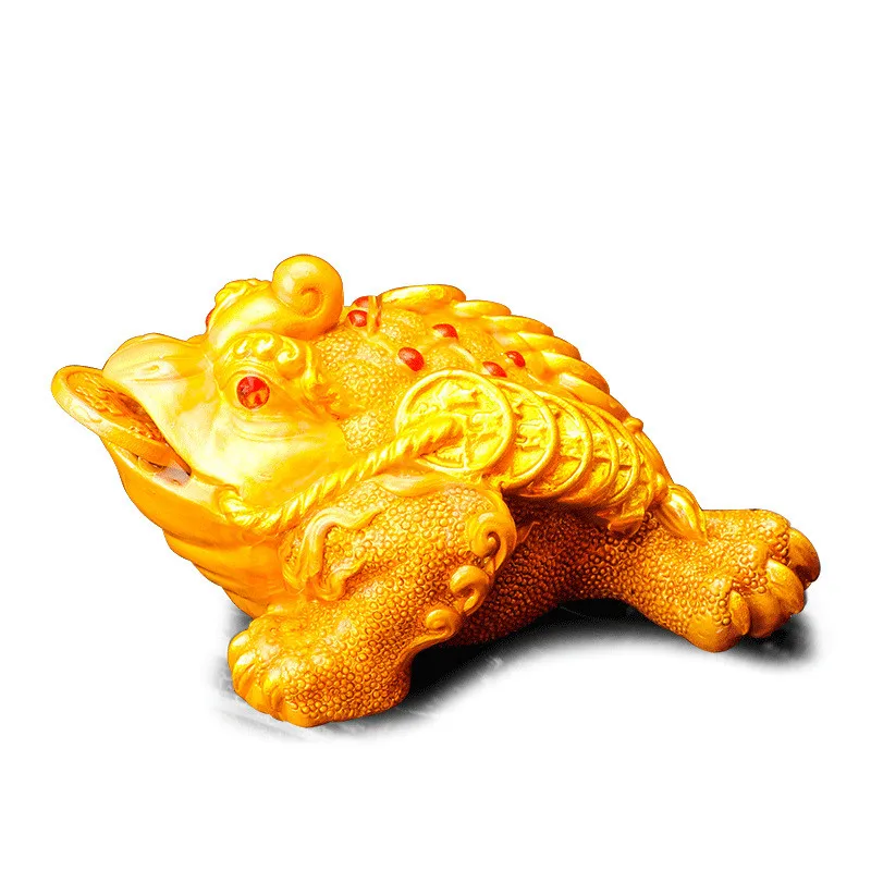 Resin Discoloration Lucky Tea Pet Gold Toad Mouth Containing Coins Tea Ceremony Office Tables Ornaments Home Decorations
Resin Discoloration Lucky Tea Pet Gold Toad Mouth Containing Coins Tea Ceremony Office Tables Ornaments Home Decorations