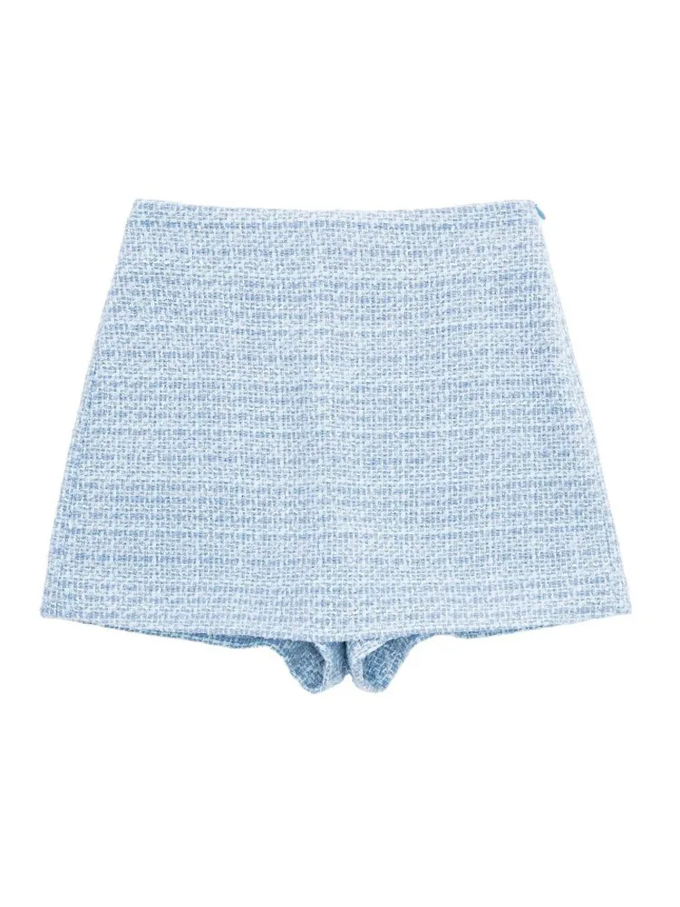 2022 Summer Women Plaid Shorts Skirts Casual Sweet Solid Zipper Veins Female Elegant Street Shorts Clothing
2022 Summer Women Plaid Shorts Skirts Casual Sweet Solid Zipper Veins Female Elegant Street Shorts Clothing