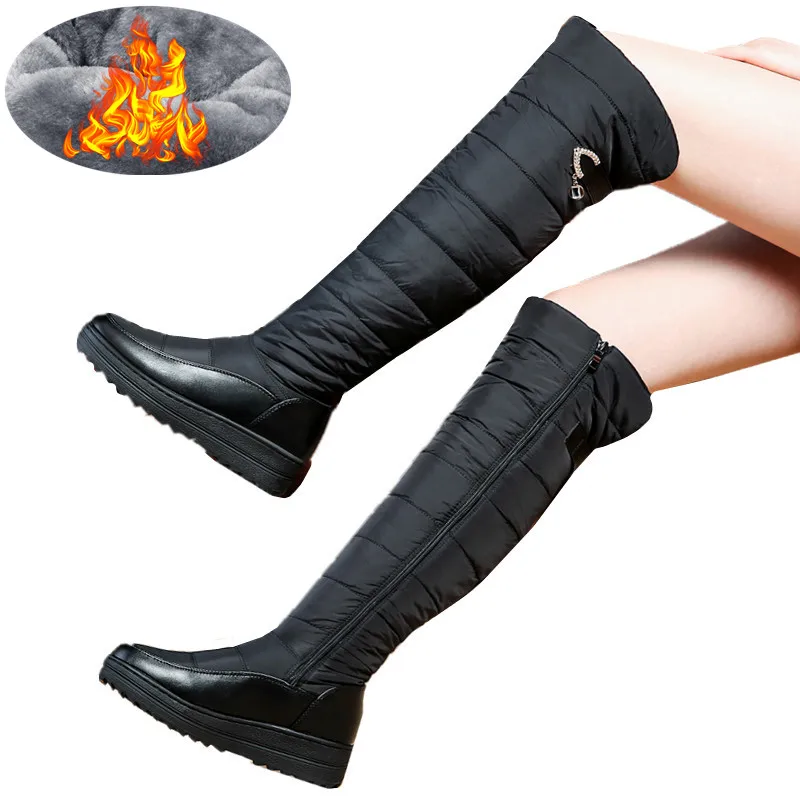 ENMAYER2023 New High Quality Down Warm Snow Boots Women Platform Thigh High Boots Ladies Zipper Winter Shoes Over The Knee Boots
ENMAYER2023 New High Quality Down Warm Snow Boots Women Platform Thigh High Boots Ladies Zipper Winter Shoes Over The Knee Boots