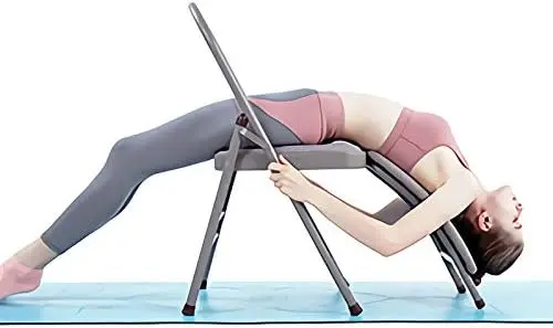 Yoga Auxiliary Chair with Lumbar Back Support Relieve Back Pain Chair Foldable Balance Handstand Training Tool
Yoga Auxiliary Chair with Lumbar Back Support Relieve Back Pain Chair Foldable Balance Handstand Training Tool
