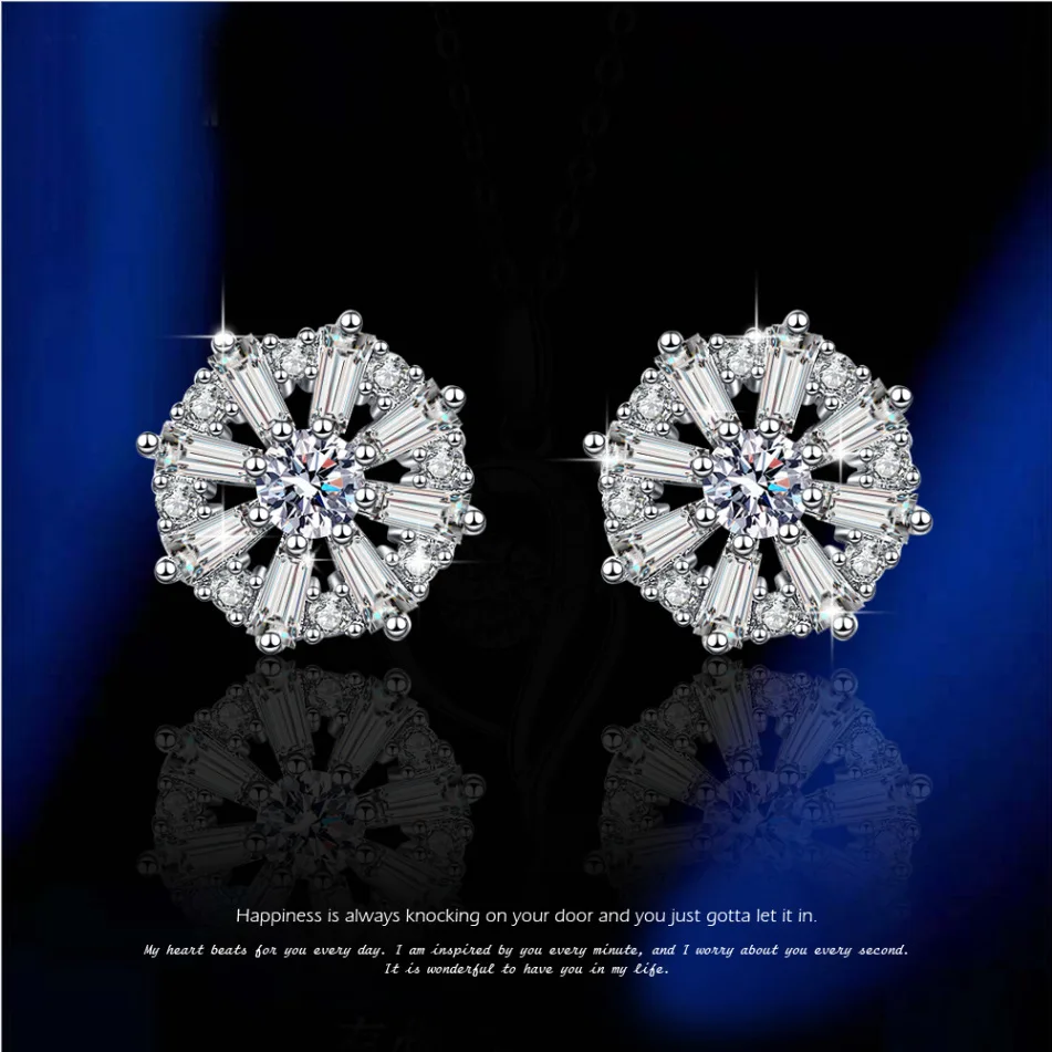 New Gypsophila High-end Luxury Full Cubic Zirconia Earrings Female AAA Grade Earrings for Women Girls Female Wedding Jewelry
New Gypsophila High-end Luxury Full Cubic Zirconia Earrings Female AAA Grade Earrings for Women Girls Female Wedding Jewelry