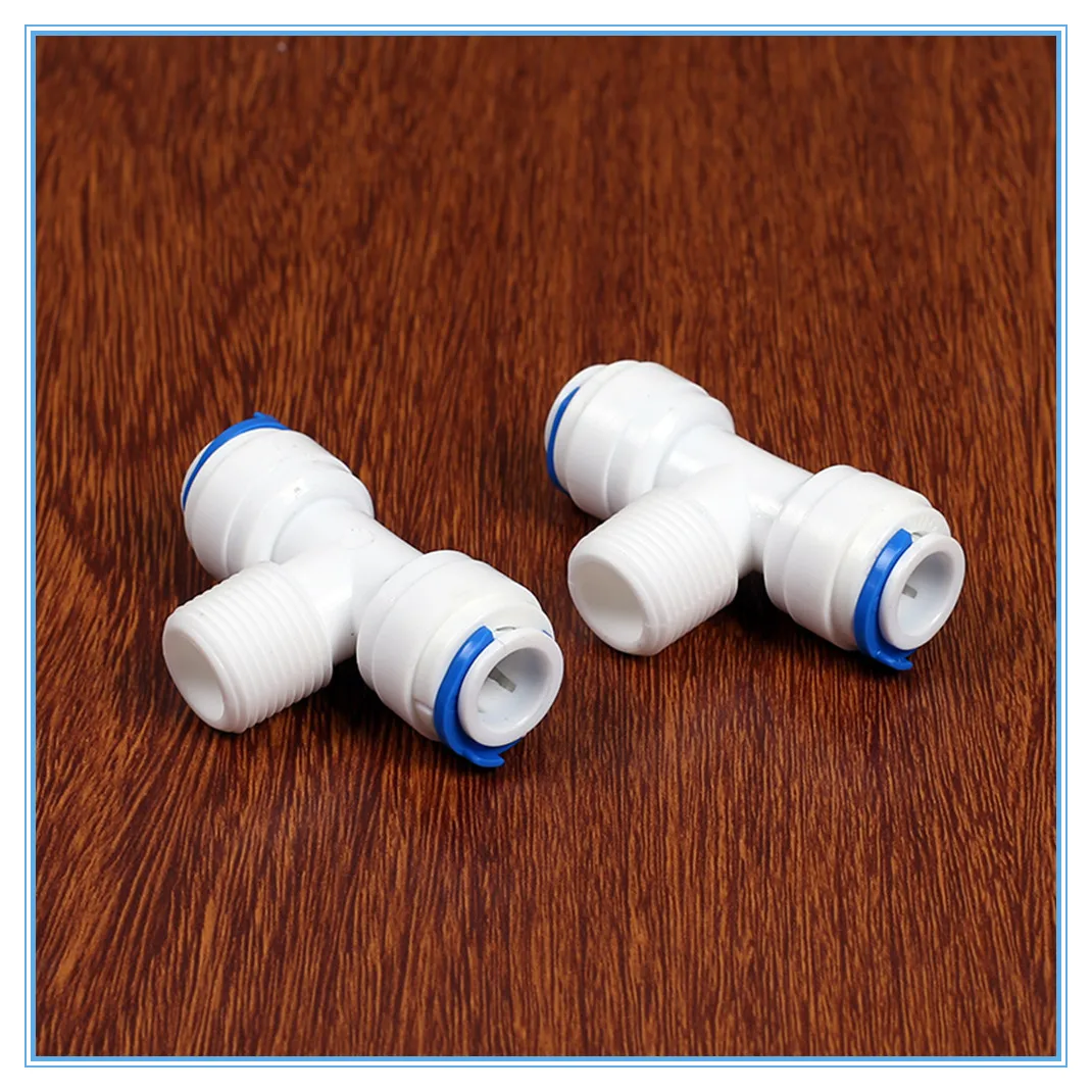 5PCS Reverse Osmosis System Fitting T Shape Tee 3/8" OD Hose To 3/8" BSP Male Thread RO Water Plastic Pipe Quick Connector
5PCS Reverse Osmosis System Fitting T Shape Tee 3/8" OD Hose To 3/8" BSP Male Thread RO Water Plastic Pipe Quick Connector