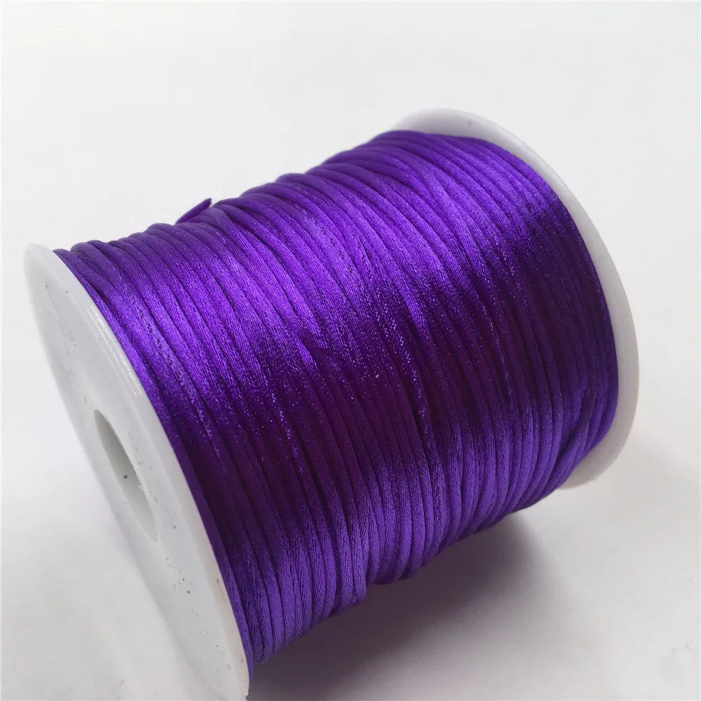 1MM Purple 50meters Macrame Cord Strong Braided Silk Satin Nylon Rope DIY Making Findings Beading Thread Wire
1MM Purple 50meters Macrame Cord Strong Braided Silk Satin Nylon Rope DIY Making Findings Beading Thread Wire