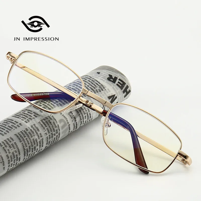 New Folding Reading Glasses Men's Metal Anti-blue Light Reading Glasses Coated Comfortable Elderly Glasses Glasses for Women
New Folding Reading Glasses Men's Metal Anti-blue Light Reading Glasses Coated Comfortable Elderly Glasses Glasses for Women
