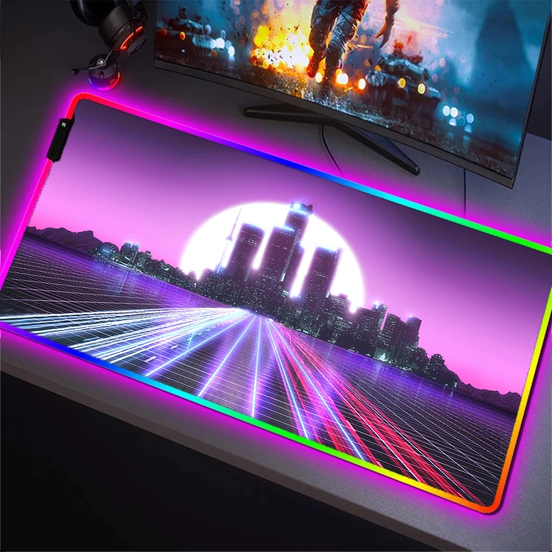 Game mouse pad RGB ins cool 1980s mouse pads office desk pad large LED light mouse carpet game computer keyboard full table mat
Game mouse pad RGB ins cool 1980s mouse pads office desk pad large LED light mouse carpet game computer keyboard full table mat