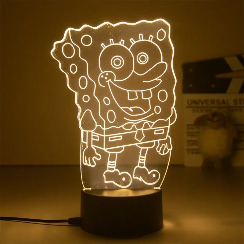 Yellow Sponge Baby 3d Night Lights Anime Starfish Led Light Multicolor Creative Cute Acrylic Charms Birthday Decorations Gift
Yellow Sponge Baby 3d Night Lights Anime Starfish Led Light Multicolor Creative Cute Acrylic Charms Birthday Decorations Gift