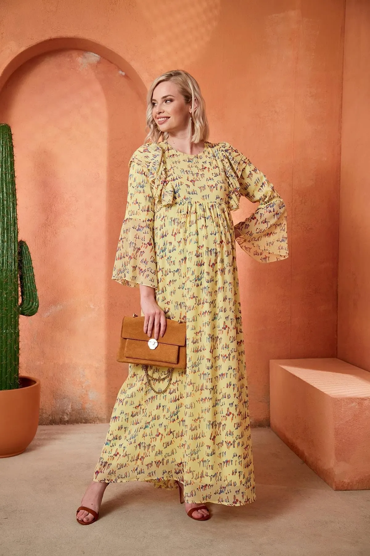 Платье-макси на подкладке для беременных
Платье-макси на подкладке для беременных