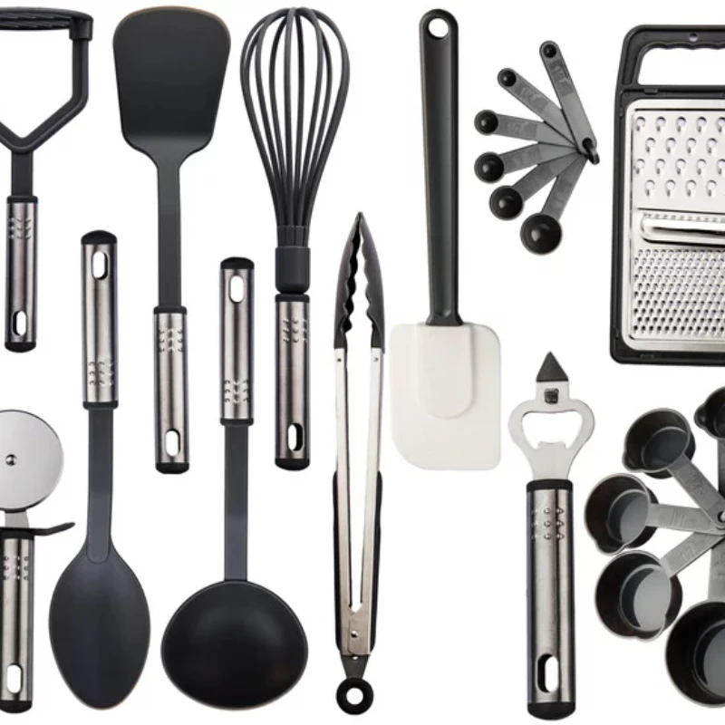 Lux Decor Collection 23 Pieces Cooking Utensils Set, Kitchen Utensils Sets of Nylon and Stainless Steel Utensils Set Pack of 1,
Lux Decor Collection 23 Pieces Cooking Utensils Set, Kitchen Utensils Sets of Nylon and Stainless Steel Utensils Set Pack of 1,