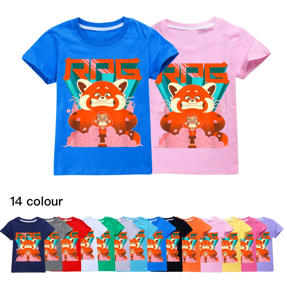 New Kids T Shirt Cartoon Baby Boys Girls Short Sleeves T-shirt Summer Children Clothing Turning Red Print Pullover Tee 2-15 Tops
New Kids T Shirt Cartoon Baby Boys Girls Short Sleeves T-shirt Summer Children Clothing Turning Red Print Pullover Tee 2-15 Tops