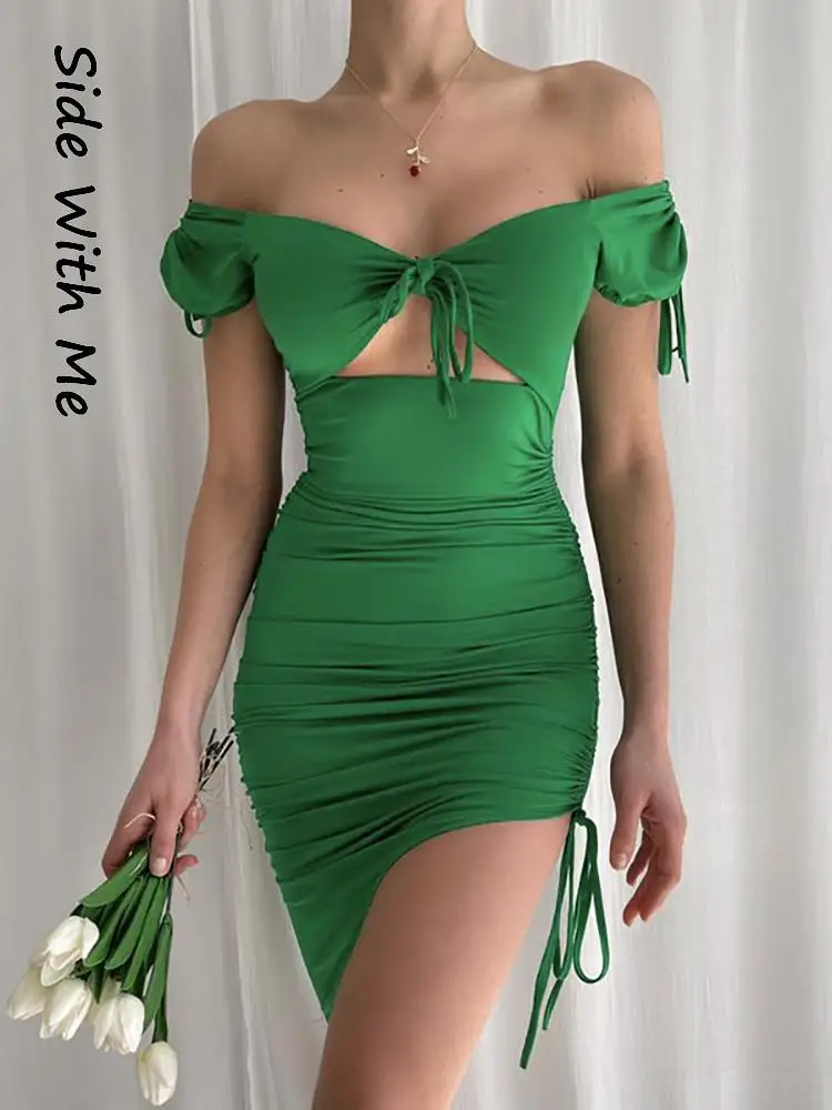 Side with Me 2022 Summer Off Shoulder Bodycon Sexy Women's Midi Dress Elegant Hollow Out V Neck Party Club Robe Women Dresses
Side with Me 2022 Summer Off Shoulder Bodycon Sexy Women's Midi Dress Elegant Hollow Out V Neck Party Club Robe Women Dresses