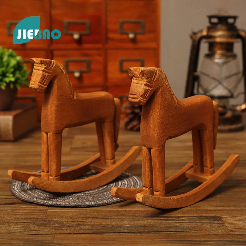 Vintage Handmade Rocking Wooden Horse Artwork Used For Room Tabletop Decoration 
Vintage Handmade Rocking Wooden Horse Artwork Used For Room Tabletop Decoration