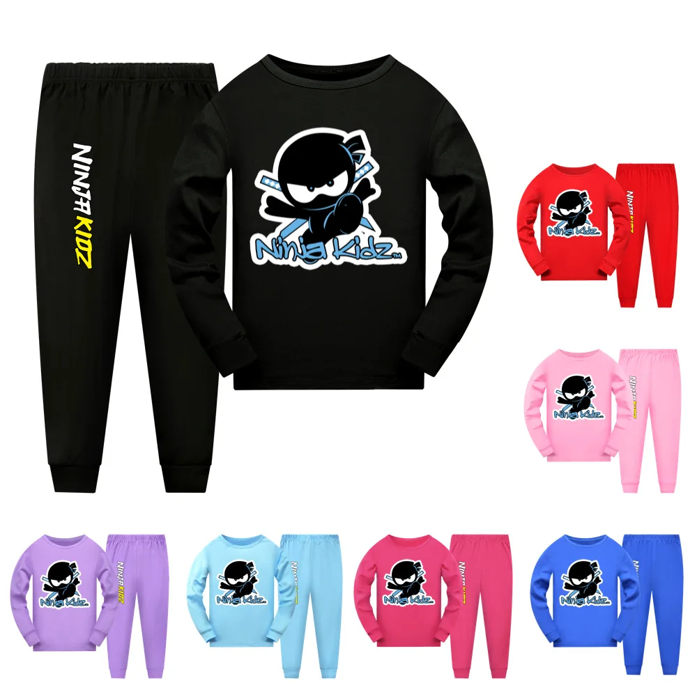 Boys Girls Sleepwear Cotton Pajamas Sets NINJA KIDZ Children Homewear Boy Pyjamas Kids Nightwear 3-14Y Teenage Pijamas Clothes
Boys Girls Sleepwear Cotton Pajamas Sets NINJA KIDZ Children Homewear Boy Pyjamas Kids Nightwear 3-14Y Teenage Pijamas Clothes