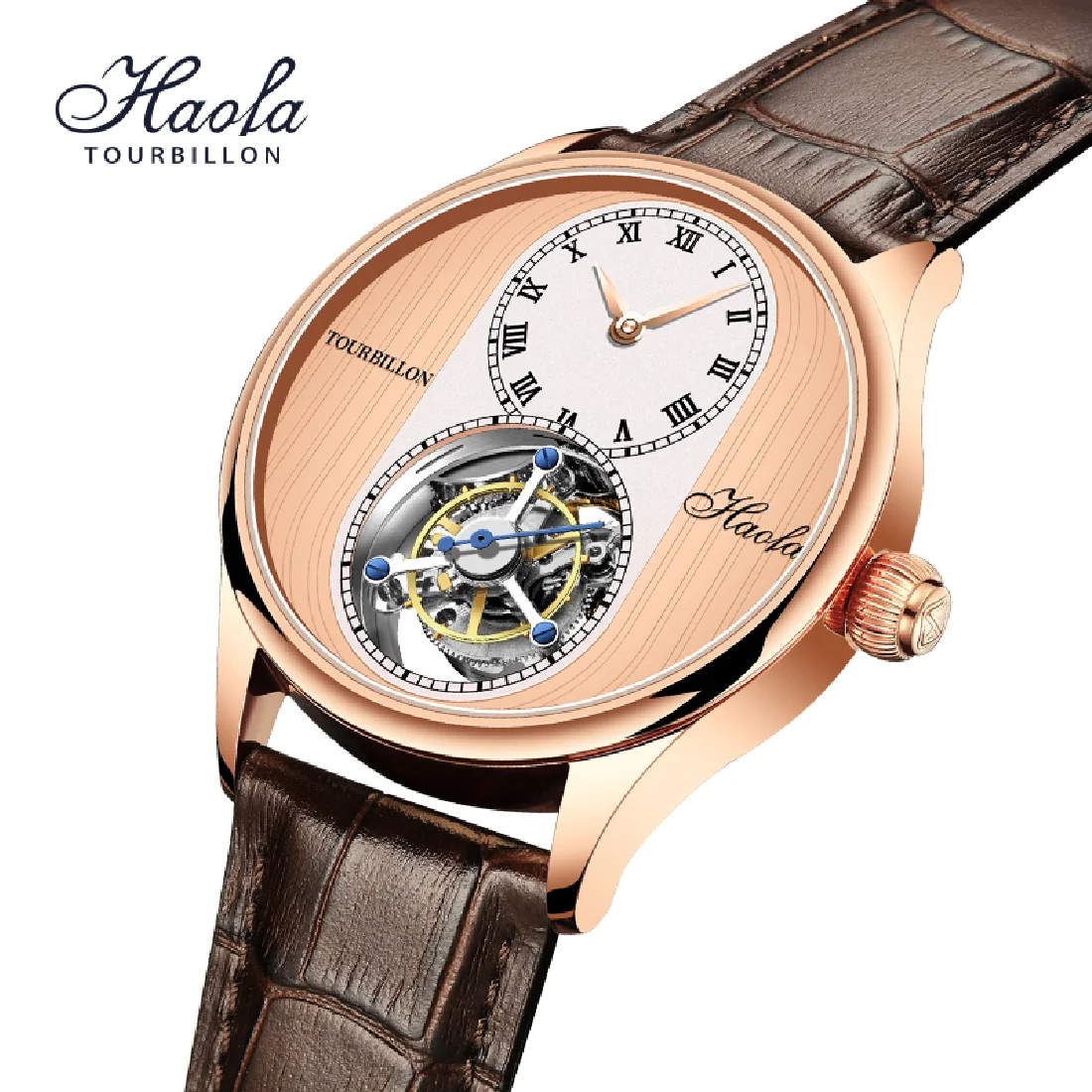 HAOFA Fashion Manual Tourbillon Skeleton Mechanical Watch For Men Sapphire Luxury Waterproof Mens Watch Flying montre homme 1025 
HAOFA Fashion Manual Tourbillon Skeleton Mechanical Watch For Men Sapphire Luxury Waterproof Mens Watch Flying montre homme 1025