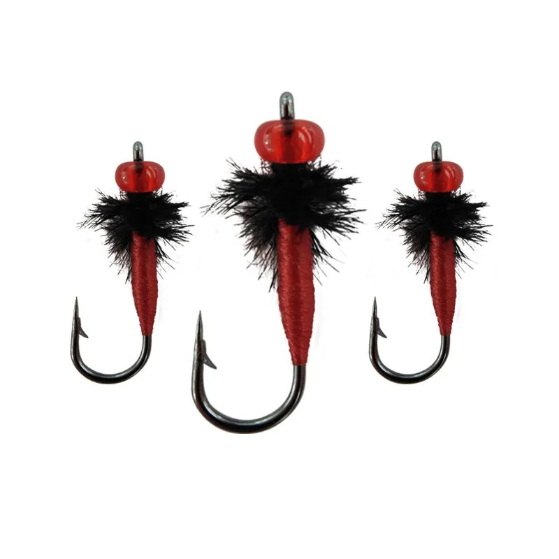 5PCS/box 12# 14# 16# 18#Classic Nymph Scud Fly Bug Hook Worm for Trout Fishing Flies Nymphs Insect red Color Bait Lure 
5PCS/box 12# 14# 16# 18#Classic Nymph Scud Fly Bug Hook Worm for Trout Fishing Flies Nymphs Insect red Color Bait Lure