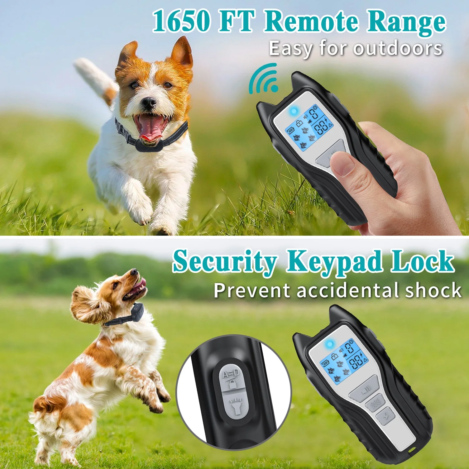 Trainer Bark Stopper for Multi-Dog Drive Electric Shock 500m Remote Control Pet Training Collar Waterproof Remote Control
Trainer Bark Stopper for Multi-Dog Drive Electric Shock 500m Remote Control Pet Training Collar Waterproof Remote Control