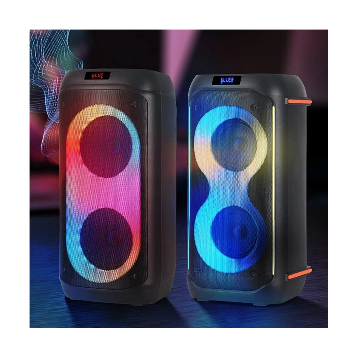 Механический мини-динамик Bluetooth, Домашний Настольный Декор, беспроводной сабвуфер Octopus Audio для улицы-черный