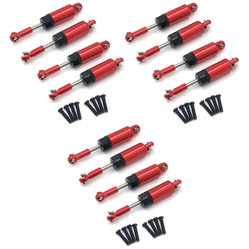 12X For Wltoys A959 A959-B A949 A969 A979 K929 Full Metal Shock Absorber Damper 1/18 RC Car Parts,Red
12X For Wltoys A959 A959-B A949 A969 A979 K929 Full Metal Shock Absorber Damper 1/18 RC Car Parts,Red