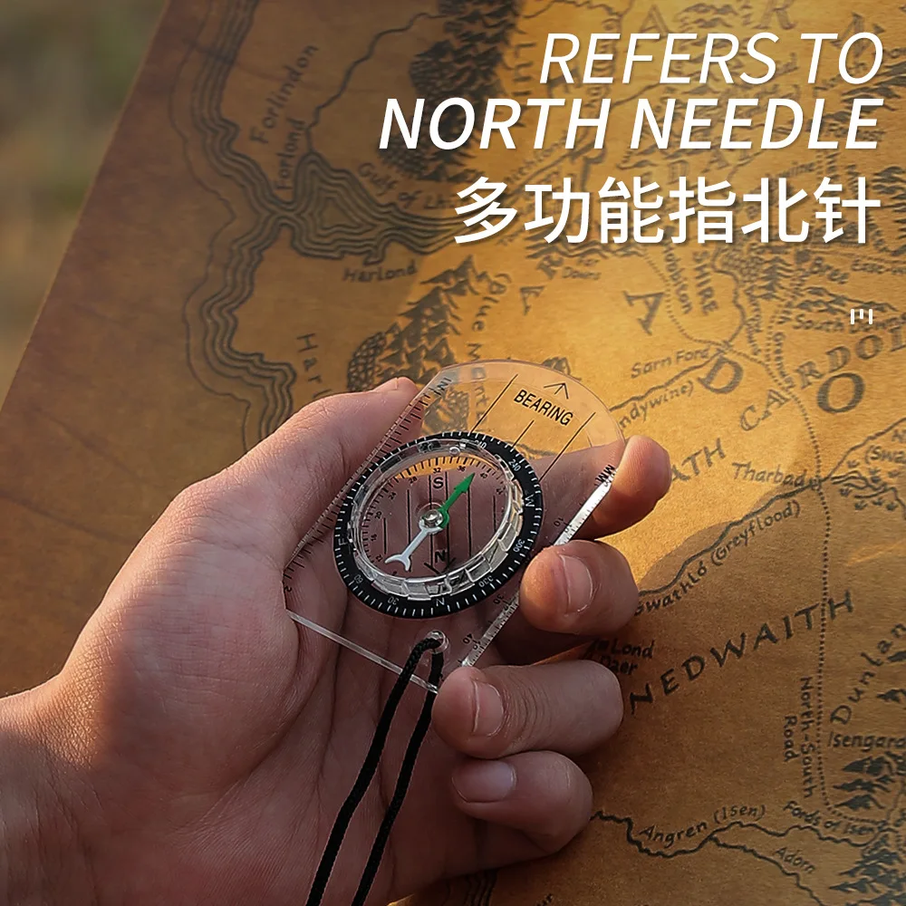 Outdoor Equipment Professional Multifunctional Compass Compass Map Scale Scale Compass
Outdoor Equipment Professional Multifunctional Compass Compass Map Scale Scale Compass