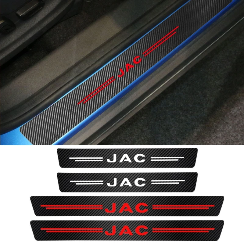 

Car Door Sill Protector Plate for JAC Refine J3 J2 S5 A5 J5 J6 J4 J1 Vapour S2 T8 Rear Trunk Bumper Guard Stickers Accessories