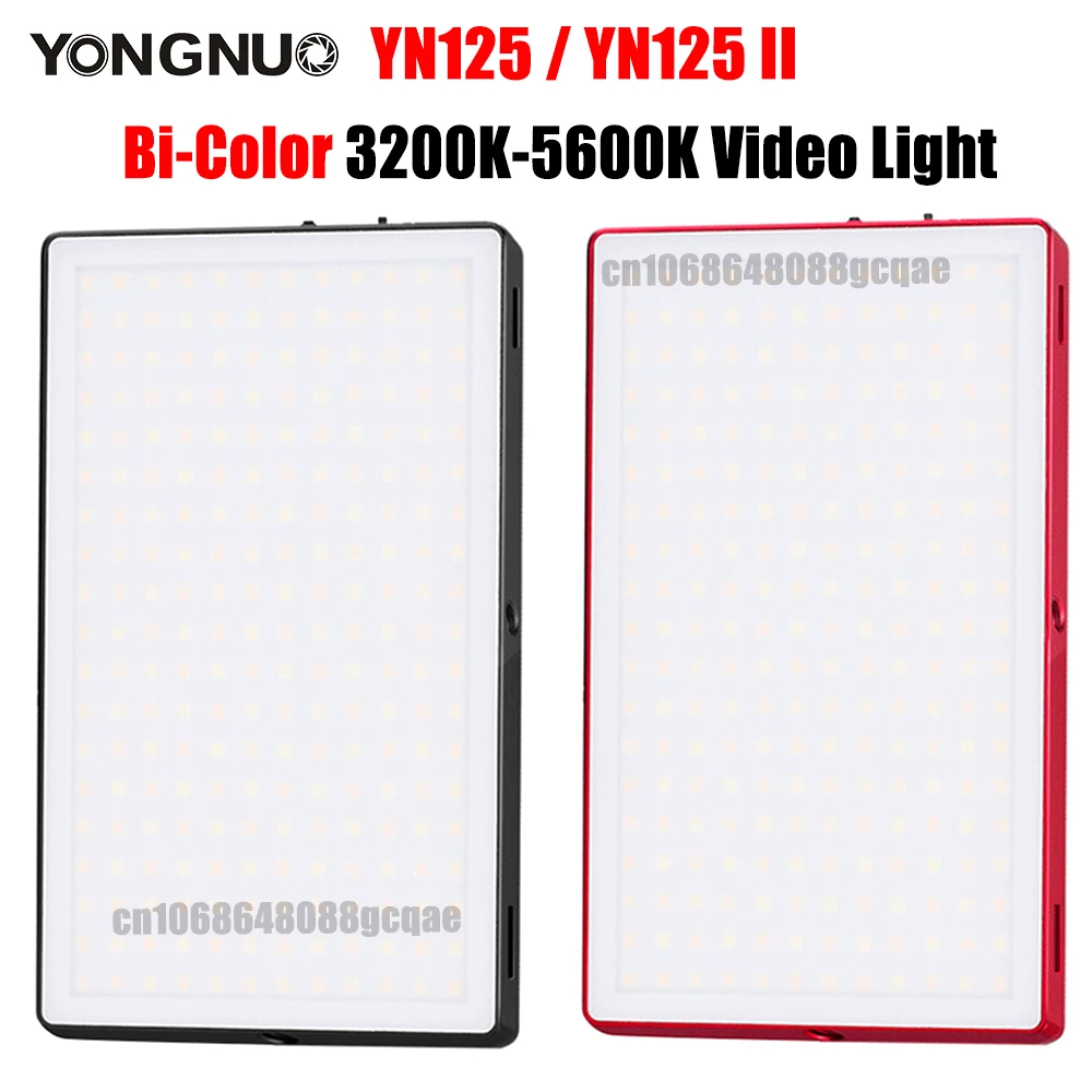 YONGNUO YN125 II LED Video Light Photography Fill Light CRI95+ 3200-5600K LCD Display Cold Shoe for Vlog Live Streaming Video
YONGNUO YN125 II LED Video Light Photography Fill Light CRI95+ 3200-5600K LCD Display Cold Shoe for Vlog Live Streaming Video