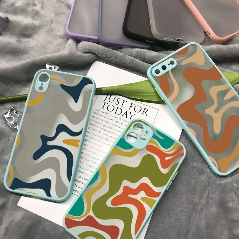 Modern Liquid Swirl Abstract Retro Pattern Phone Case matte transparent For iphone 7 8 11 12 13 plus mini x xs xr pro max cover
Modern Liquid Swirl Abstract Retro Pattern Phone Case matte transparent For iphone 7 8 11 12 13 plus mini x xs xr pro max cover