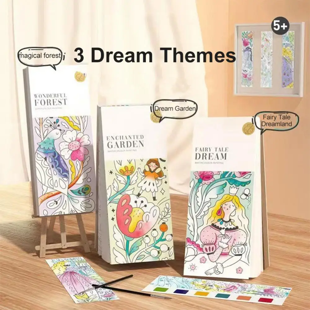 Easy To Use Pocket Watercolor Book 20 Pages/copy Safety Gouache Graffiti Picture Book Nontoxic Water Painting Book Learning Toys
Easy To Use Pocket Watercolor Book 20 Pages/copy Safety Gouache Graffiti Picture Book Nontoxic Water Painting Book Learning Toys