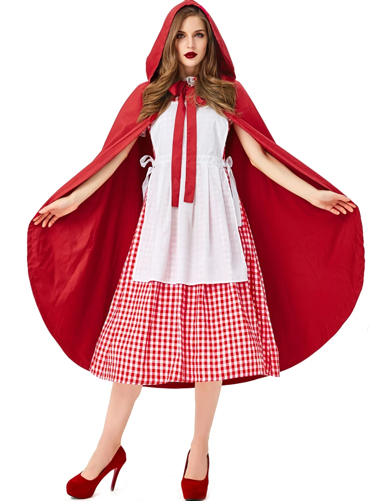 Female Fairy Tale Little Red Riding Hood Costumes Adult Ladies Halloween Carnival Cosplay Party Fantasia Classical Fancy Dresses
Female Fairy Tale Little Red Riding Hood Costumes Adult Ladies Halloween Carnival Cosplay Party Fantasia Classical Fancy Dresses