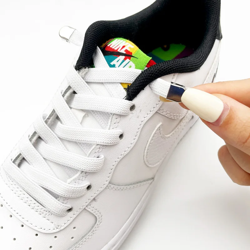White Shoes Free Flat Buckle Elastic Elastic Band Men's and Women's Fixed Laces Wholesale Lazy People Free Children's Laces 
White Shoes Free Flat Buckle Elastic Elastic Band Men's and Women's Fixed Laces Wholesale Lazy People Free Children's Laces