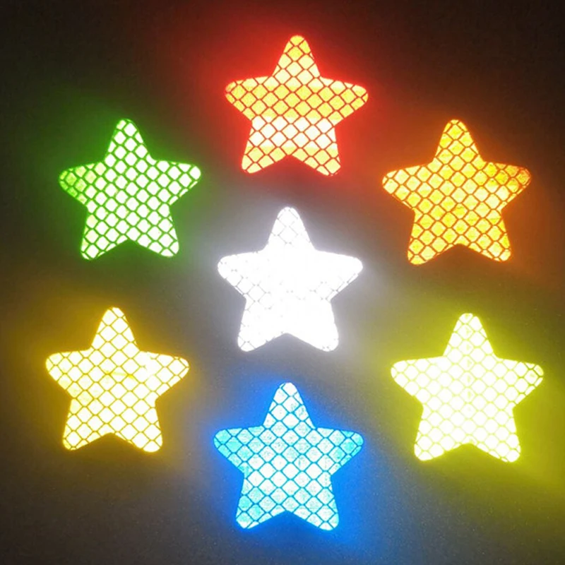10Pcs Car Door Sticker 5cm Decal Star Warning Tape Car Reflective Stickers Reflective Strips Car-styling 5 Colors Safety
10Pcs Car Door Sticker 5cm Decal Star Warning Tape Car Reflective Stickers Reflective Strips Car-styling 5 Colors Safety
