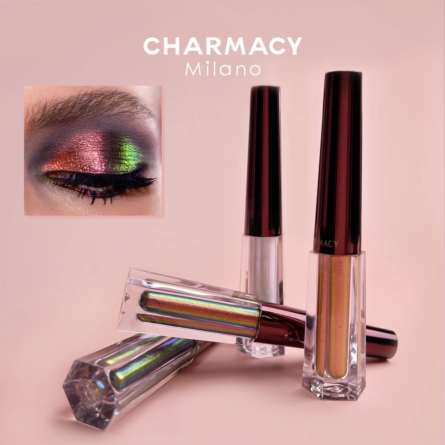 Жидкие тени для век CHARMACY Duochrome, блестящие тени-хамелеон, жидкие долговечные, легкие в нанесении тени для век, праздничный макияж
Жидкие тени для век CHARMACY Duochrome, блестящие тени-хамелеон, жидкие долговечные, легкие в нанесении тени для век, праздничный макияж