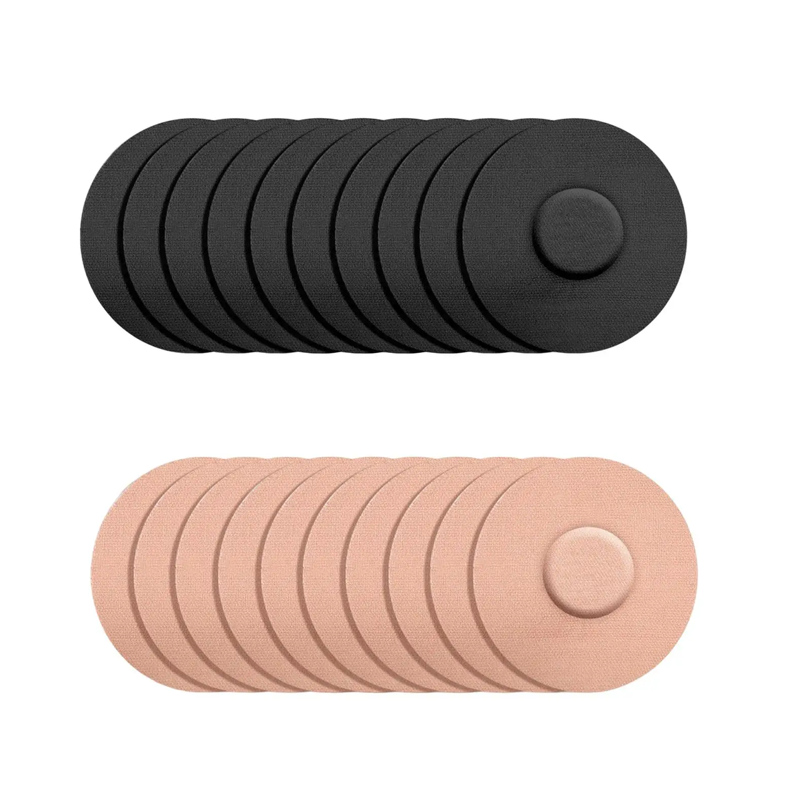 

10x Sensor Covers Flexible Breathable Tape Without Hole Fabric Sticky Patch Waterproof Adhesive Patches for Sports Fitness