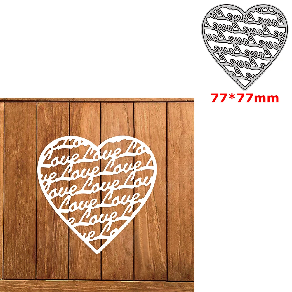 Love Heart Metal Cutting Dies Words Repitition Die Cut for DIY Scrapbooking Decor Paper Cards Making Template 2023 New 
Love Heart Metal Cutting Dies Words Repitition Die Cut for DIY Scrapbooking Decor Paper Cards Making Template 2023 New