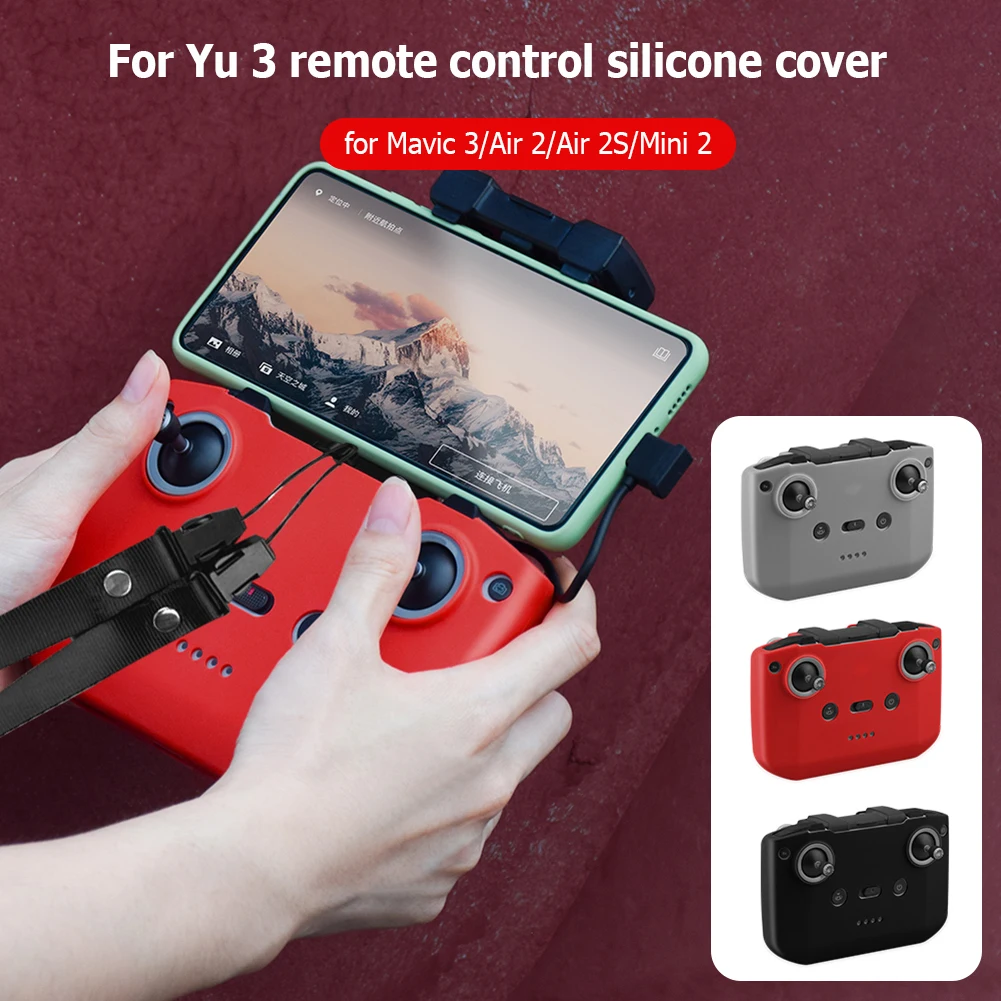 Чехол для DJI Mini 3 Pro, силиконовый чехол для телефона, защитный чехол для пульта дистанционного управления, чехол для телефона с защитой от царапин, аксессуары для DJI RC
Чехол для DJI Mini 3 Pro, силиконовый чехол для телефона, защитный чехол для пульта дистанционного управления, чехол для телефона с защитой от царапин, аксессуары для DJI RC