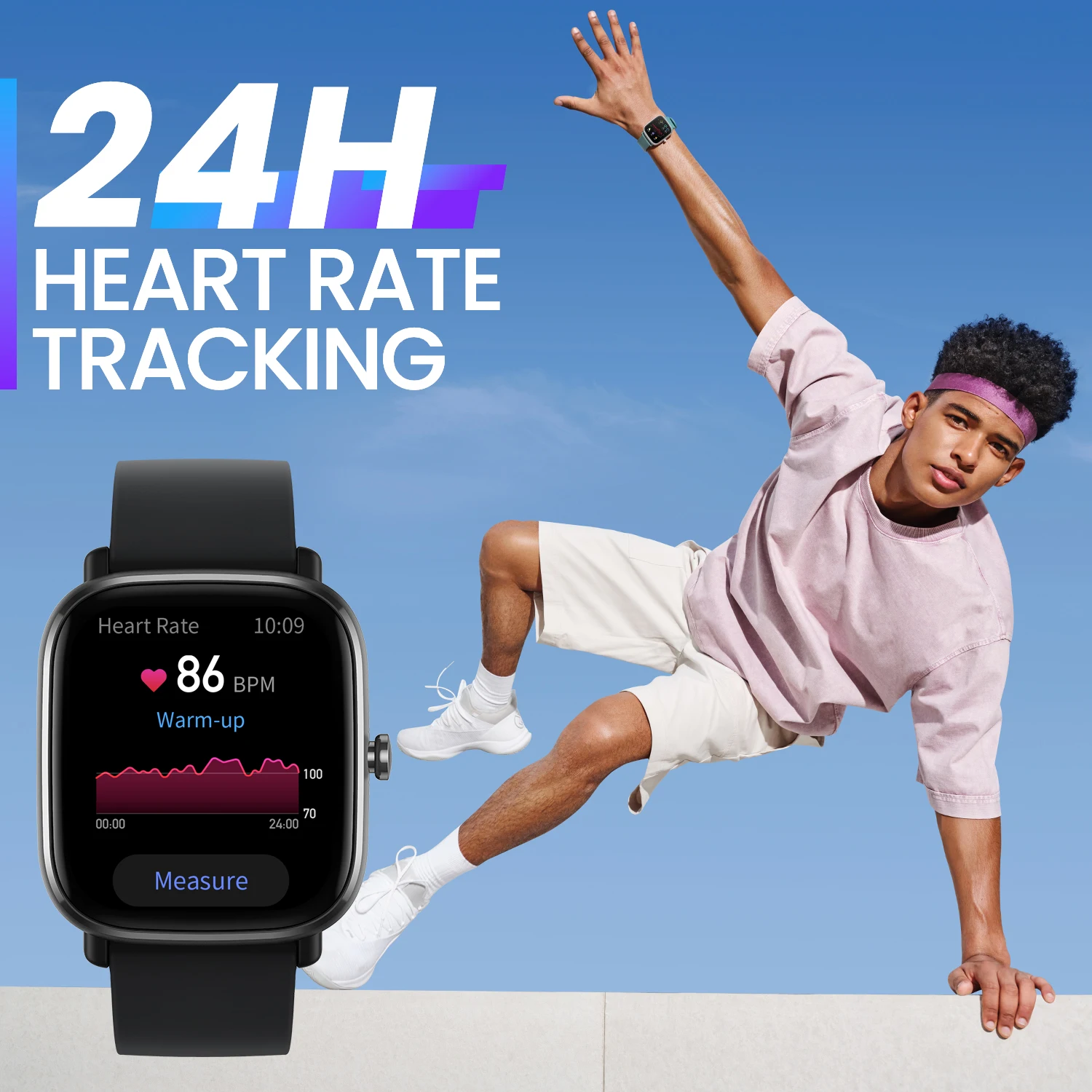 [Новая версия] Смарт-часы Amazfit GTS 2 mini 68 + спортивные режимы мониторинга сна Zepp App для