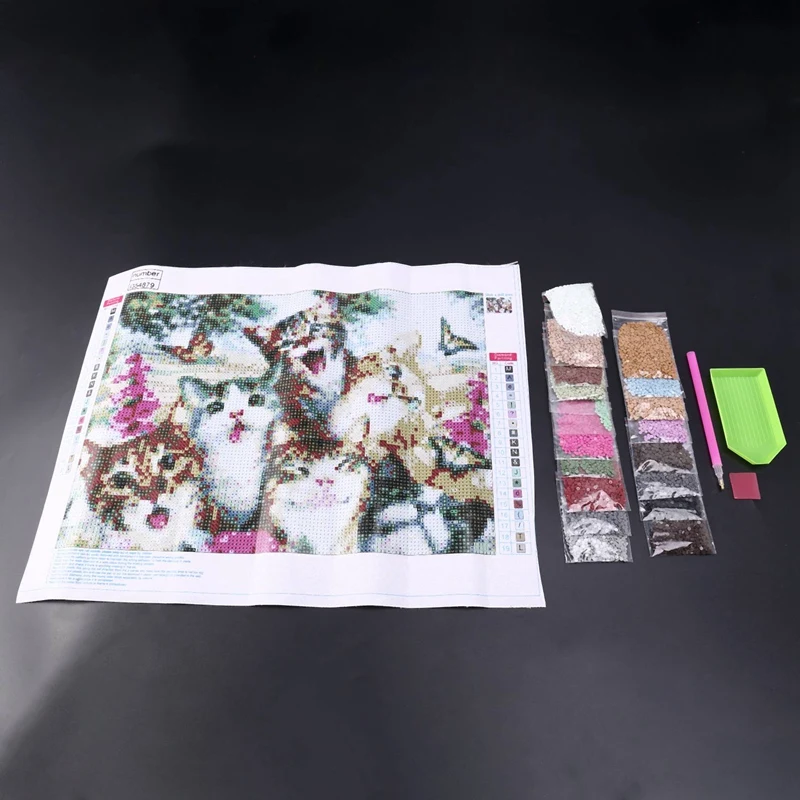 Full Round Drill DIY Diamond Painting "Cute Cats" 3D Embroidery Cross Stitch Decoration Gift
Full Round Drill DIY Diamond Painting "Cute Cats" 3D Embroidery Cross Stitch Decoration Gift