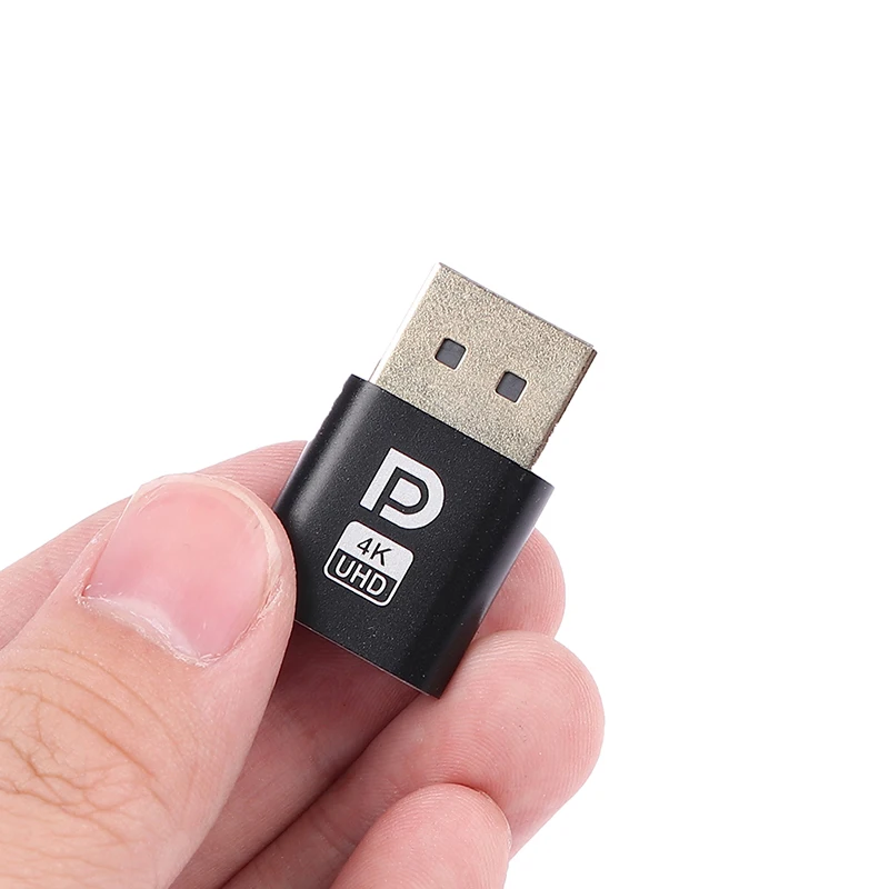 

4K вилка-пустышка Displayport DP Виртуальный адаптер дисплея EDID Безголовый эмулятор призрака настольные аксессуары для ПК видеокарты