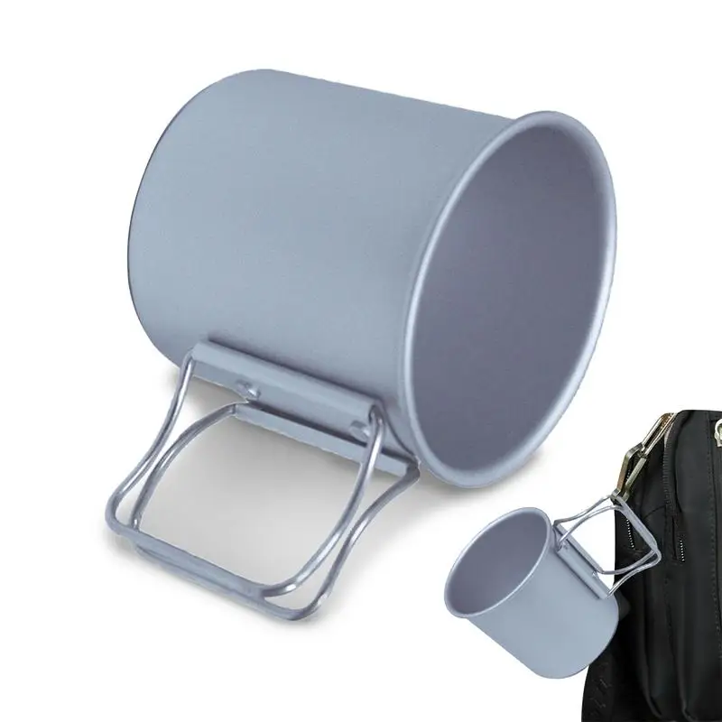 Retro Aluminum Alloy Water Mugs Beer Juice Drinking Mug Folding Handle Single Wall Cup Outdoor Camping Travel Hiking Cups 
Retro Aluminum Alloy Water Mugs Beer Juice Drinking Mug Folding Handle Single Wall Cup Outdoor Camping Travel Hiking Cups