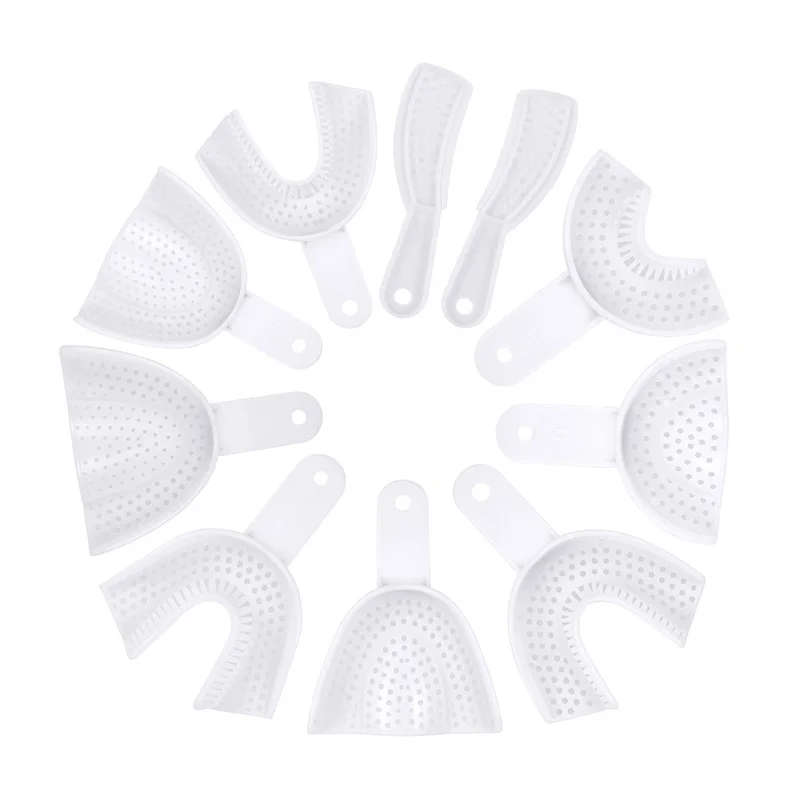 Dental Impression Plastic Tray Without Mesh Dentist Tools Dentistry Lab Material Teeth Holder
Dental Impression Plastic Tray Without Mesh Dentist Tools Dentistry Lab Material Teeth Holder