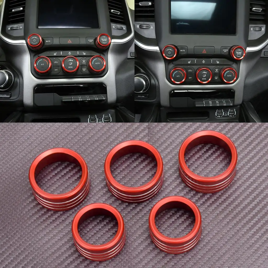 5 шт., ручка переключателя радиопеременного тока на центральной консоли автомобиля, кольцевая крышка, накладка из алюминиевого сплава, подходит для Dodge Ram 1500 2020 2019 2018
5 шт., ручка переключателя радиопеременного тока на центральной консоли автомобиля, кольцевая крышка, накладка из алюминиевого сплава, подходит для Dodge Ram 1500 2020 2019 2018