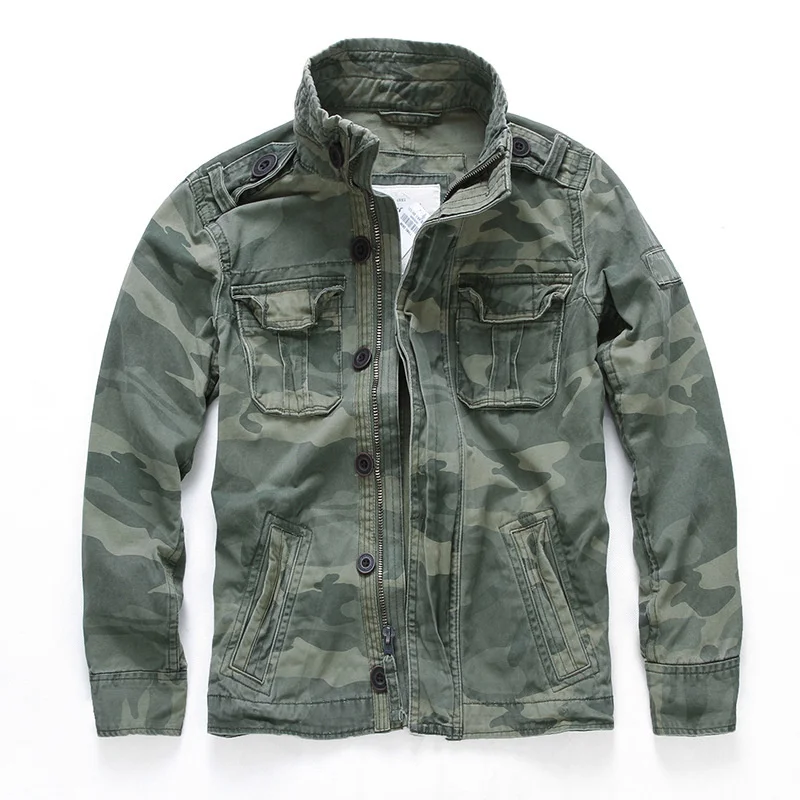Jacket Military Denim Men Retro Camo Multi-pockets Mens Cowboy Jackets Fashion Cargo Jeans Coats Jaqueta Masculina Size S-2XL
Jacket Military Denim Men Retro Camo Multi-pockets Mens Cowboy Jackets Fashion Cargo Jeans Coats Jaqueta Masculina Size S-2XL