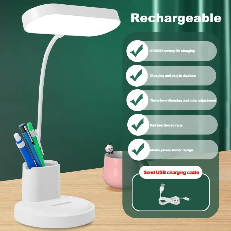 LED Charging Desk Lamp Eye Protection Learning Children's College Student Dormitory Cool Lamp Desk Lamp Bedroom Bedside Lamp
LED Charging Desk Lamp Eye Protection Learning Children's College Student Dormitory Cool Lamp Desk Lamp Bedroom Bedside Lamp