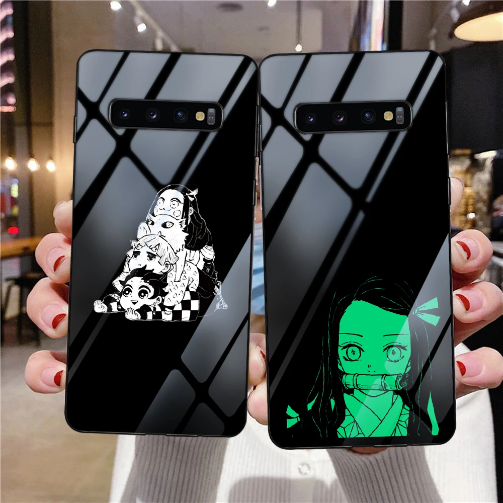 Anime Demon Slayer Luminous Tempered Glass Phone Case for Samsung A51 S21 A52S 5G A50 S20FE A50 A52 S22 S20 Cartoon Fundas Cover
Anime Demon Slayer Luminous Tempered Glass Phone Case for Samsung A51 S21 A52S 5G A50 S20FE A50 A52 S22 S20 Cartoon Fundas Cover