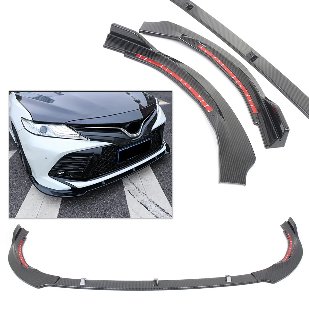 3pcs/Set Car Front Bumper Lip Cover Trim For Toyota Camry 2018 SE Carbon Fiber Style Spoiler Body Wing Kit
3pcs/Set Car Front Bumper Lip Cover Trim For Toyota Camry 2018 SE Carbon Fiber Style Spoiler Body Wing Kit