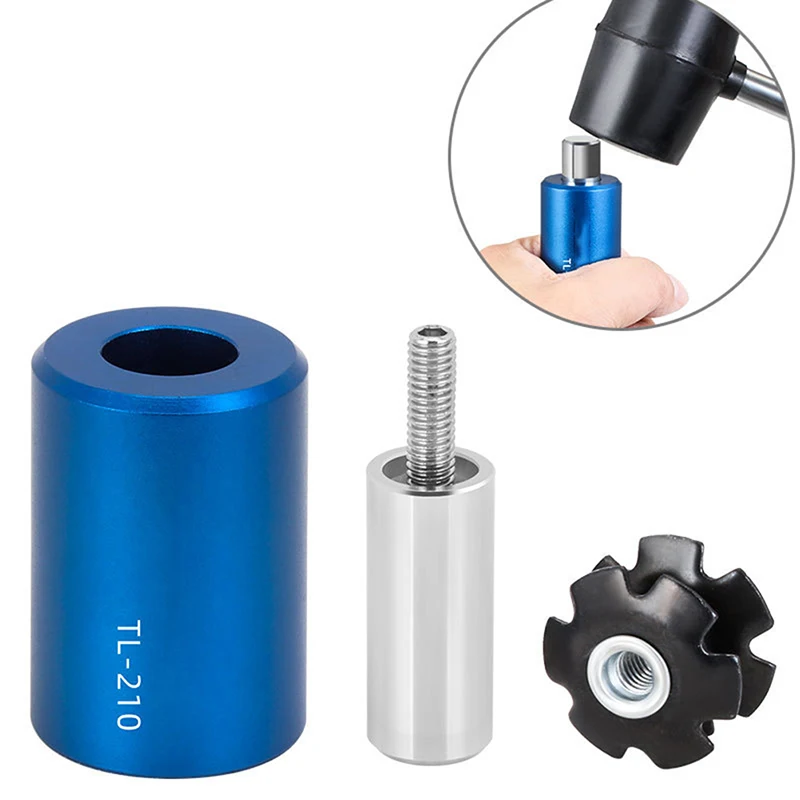 Bicycle Front Fork Star Nut Fitting Tool MTB Bike Steerer Tube Headset Components Tool Maintenance 
Bicycle Front Fork Star Nut Fitting Tool MTB Bike Steerer Tube Headset Components Tool Maintenance