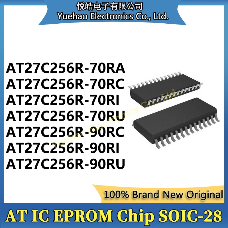AT27C256R-70RA AT27C256R-70RC AT27C256R-70RI AT27C256R-70RU AT27C256R-90RC AT27C256R-90RI AT27C256R-90RU EPROM IC Chip SOP-28
AT27C256R-70RA AT27C256R-70RC AT27C256R-70RI AT27C256R-70RU AT27C256R-90RC AT27C256R-90RI AT27C256R-90RU EPROM IC Chip SOP-28