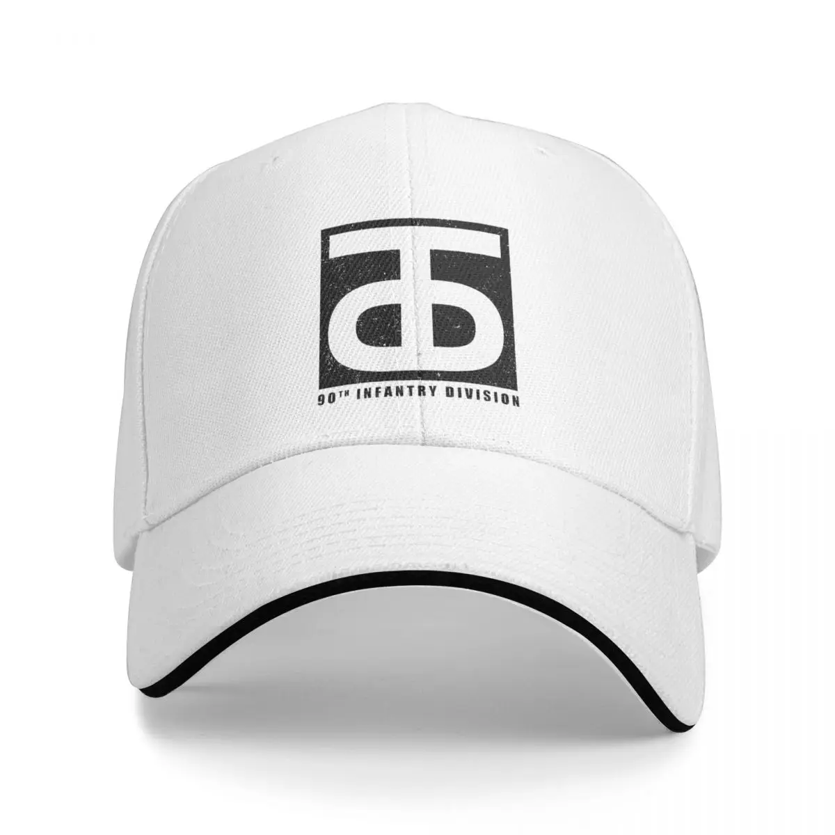 

U.S. Army 90th Infantry Division Cap Fashion Casual Baseball Caps Adjustable Hat Unisex Baseball Hats Customizable Polychromatic