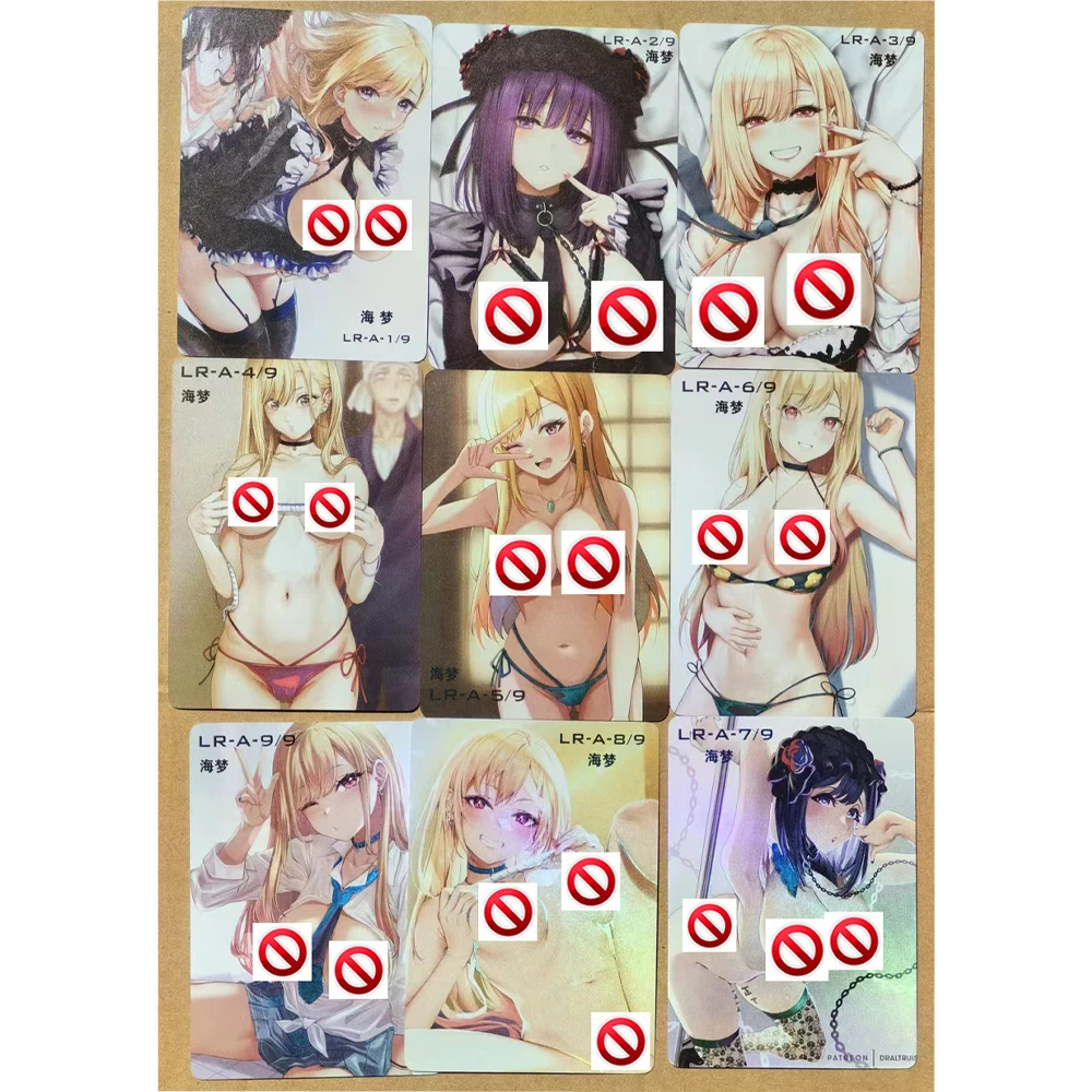9Pcs/set Kitagawa Marin Sexy Nude Flash Cards My Dress-Up Darling ACG Kawaii Game Anime Collection Card Gifts Toys
9Pcs/set Kitagawa Marin Sexy Nude Flash Cards My Dress-Up Darling ACG Kawaii Game Anime Collection Card Gifts Toys